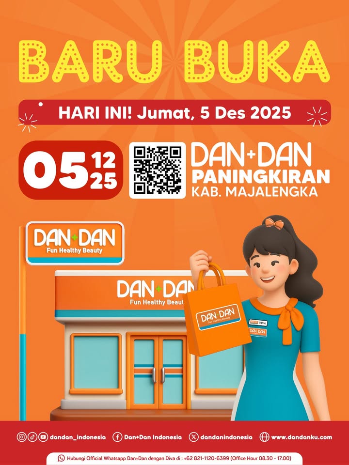 Yuk belanja di Grand Opening Dan Dan hari ini Warga sekitar Paningkiram Majalengka mari merapat, banyak hadiah langsung d...