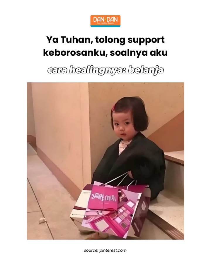 Ya Tuhan, tolong support keborosanku dengan menghujaniku dengan rejeki berlimpah AyokeDanDan DanDanIndonesia ...