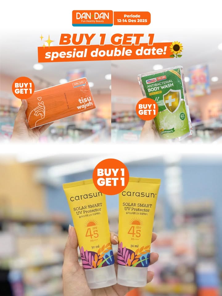 Last day promo Buy 1 Get 1 spesial 12