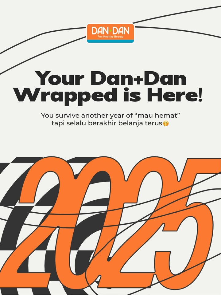 Your Dan Dan Wrapped 2025 is hereeee swipe left AyokeDanDan DanDanWrapped DanDanIndonesia