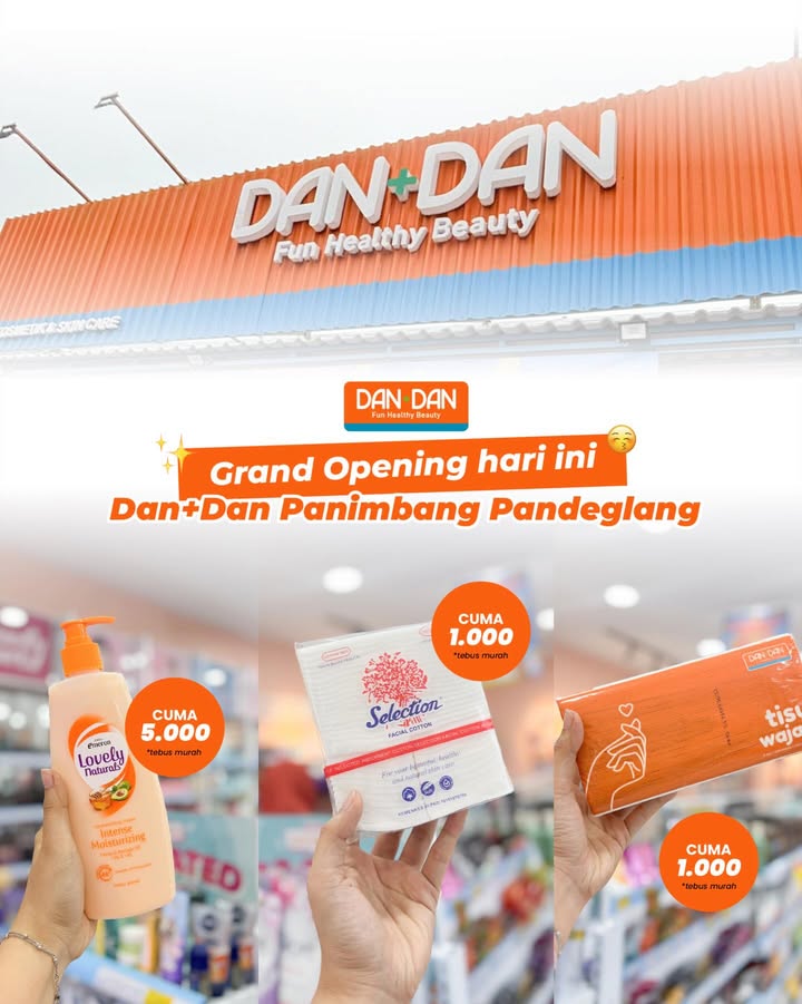 Yuk belanja di Grand Opening Dan Dan hari ini Warga sekitar Panimbang Pandeglang mari merapat, banyak hadiah langsung dan...