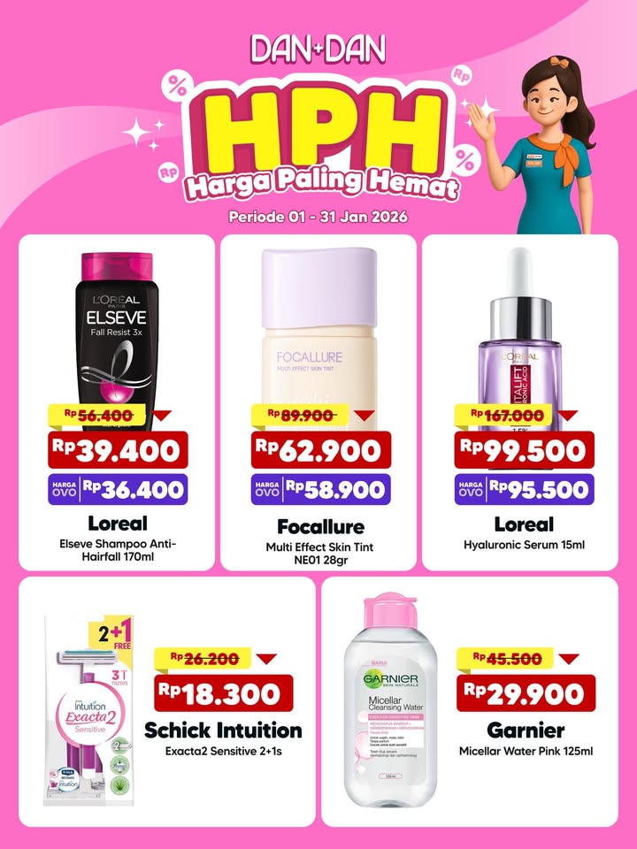  Belanja jadi lebih cermat dengan promo Dan Dan Harga Paling Hemat Pokoknya diskon pangkal cuan Yessss, benera...