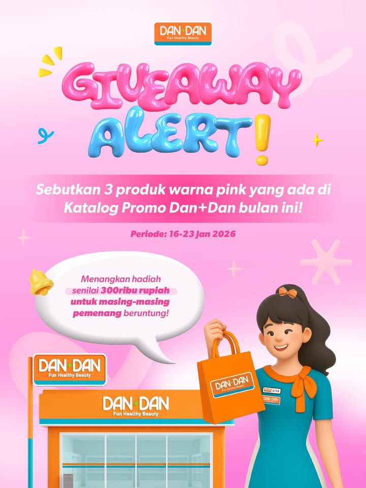 GIVEAWAY ALERT Sambil menikmati long weekend, yuk ikutan giveaway Dan Dan Hadiahnya hampers produk dari Dan Dan s...