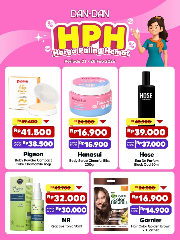 Tim nunggu diskon kumpul sini Belanja jadi lebih cermat dengan promo Dan Dan Harga Paling Hemat Pokok...