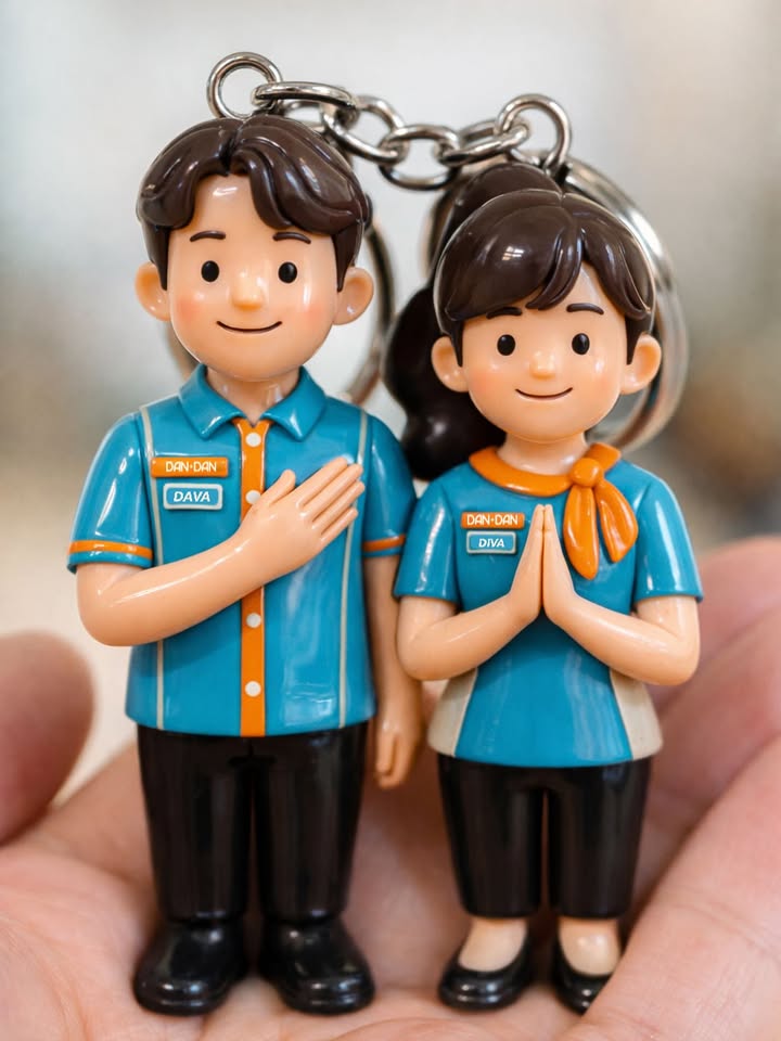 Karyawan Dan Dan Keychain edition Bikin versi kamu juga yuk, promptnya mimin spill di komen yaaa AyokeDanDan DanDanIndone...