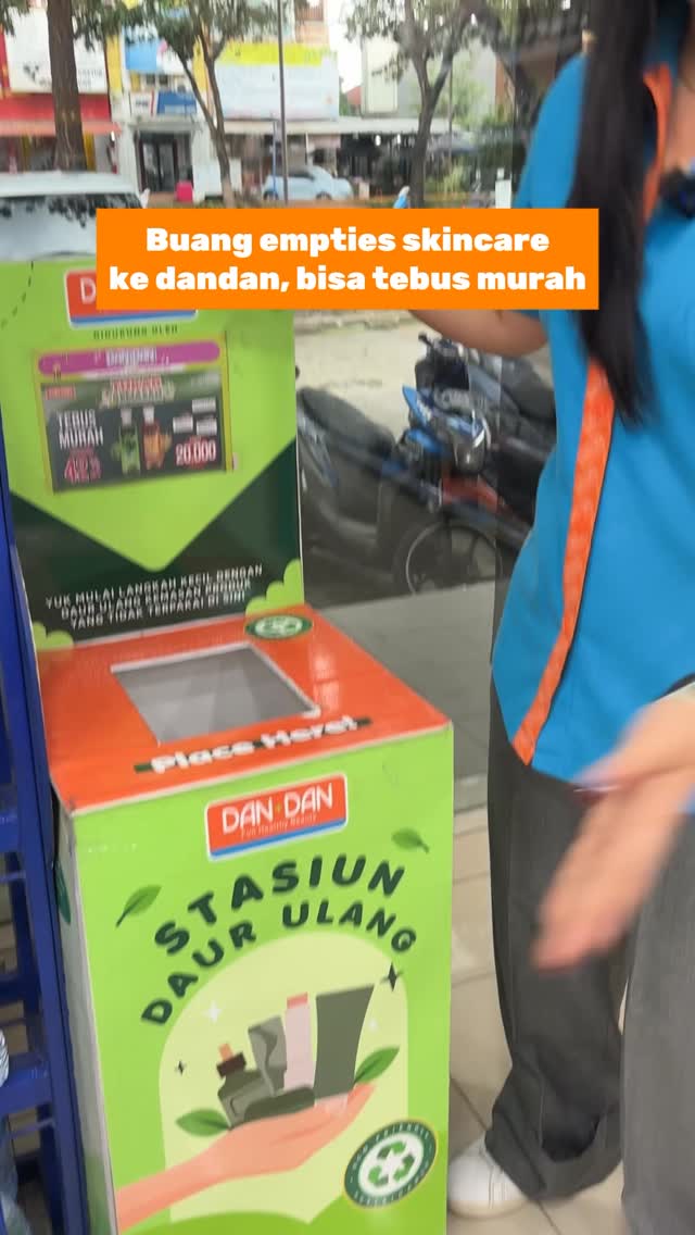 Bikin empties jadi ada harganya lagi yuk Caranya cukup mampir ke Dan Dan terdekat, buang empties di stasiun daur ulan...