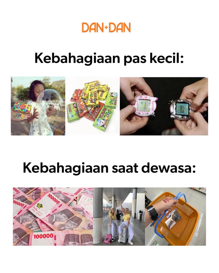 Beda era beda juga bahagianya AyokeDanDan