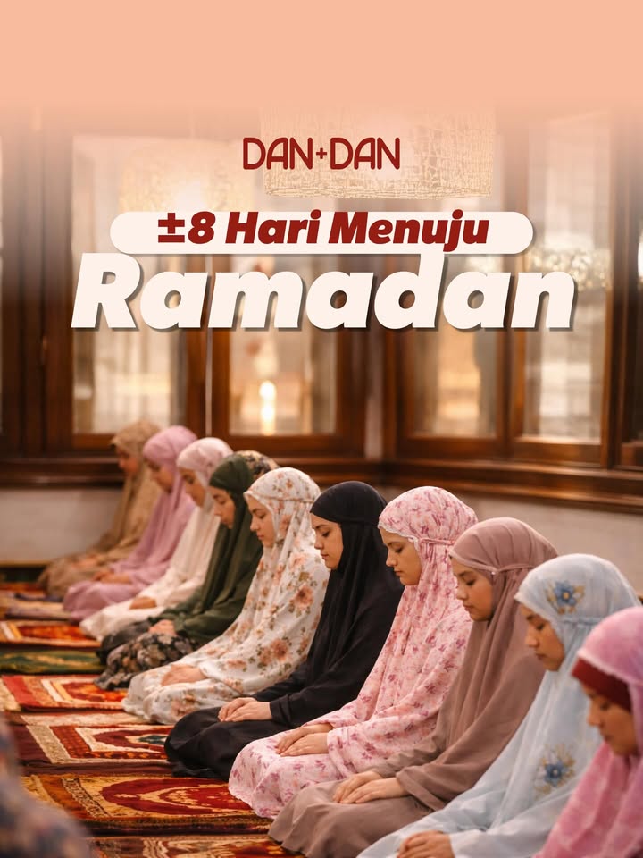  8 hari menuju Ramadan Siap siap War takjil jam 5 sore Bukber 5x seminggu Promo promo spesial Ra...
