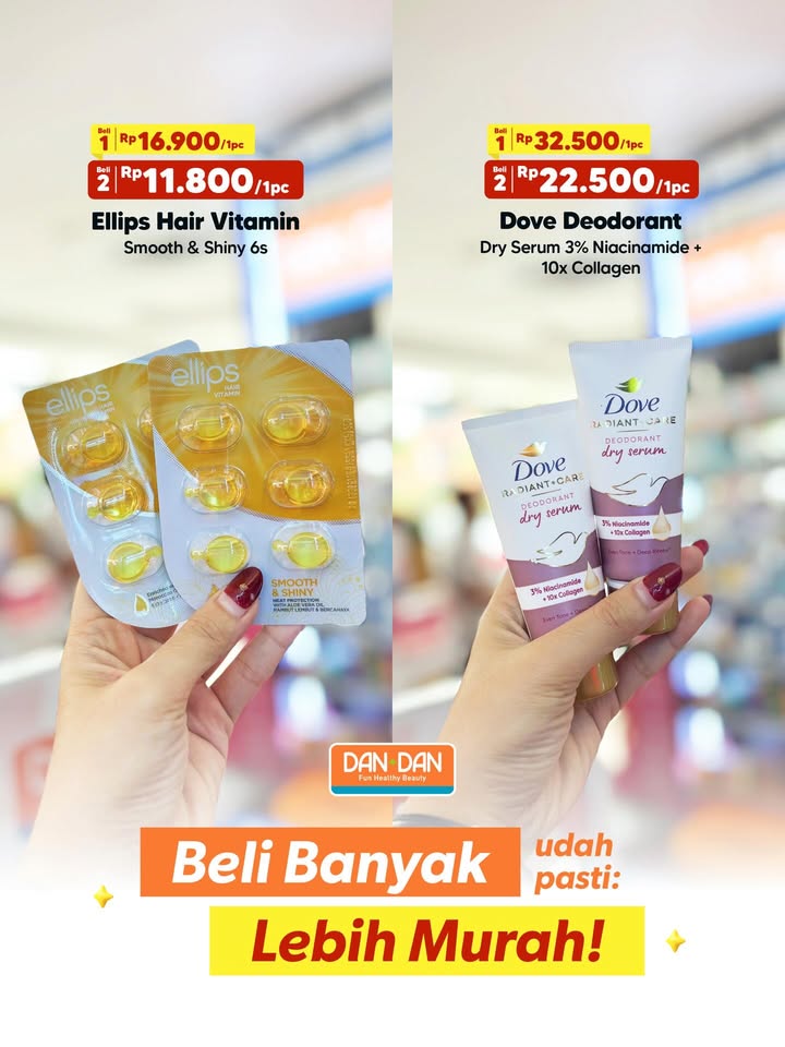 Makin banyak beli, makin hemat jatohnya Yuk borong sebelum kehabisan DanDanIndonesia DanDanStore