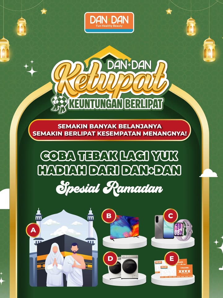  TEBAK HADIAH LAGI Kira kira hadiah apakah yang bakal dibagi bagi sama Dan Dan di bulan Ramadan ini Tulis teb...