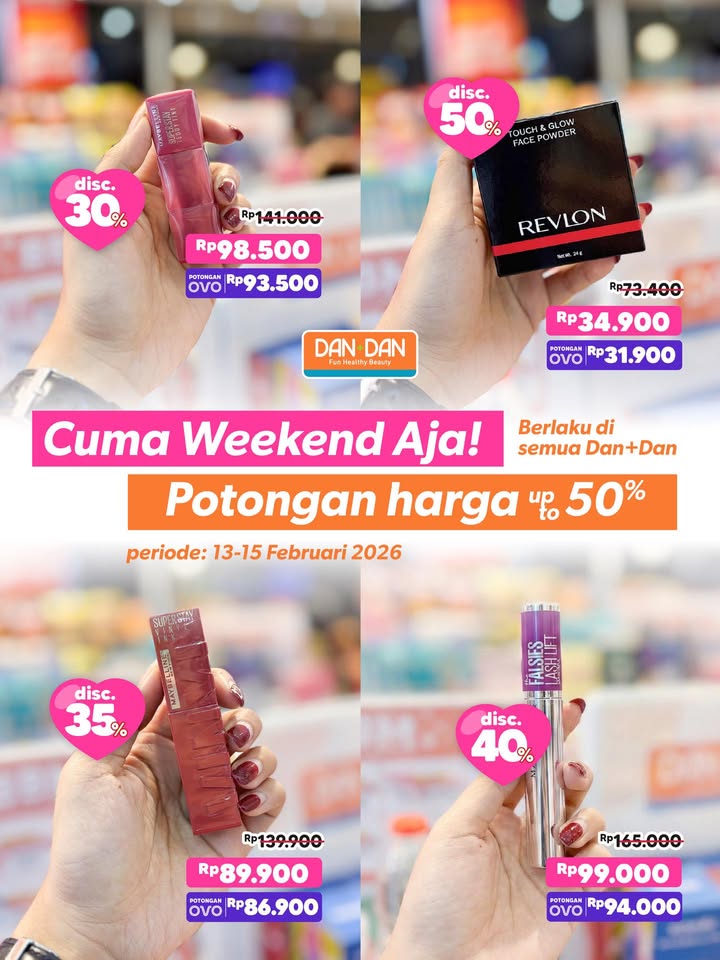 PROMO SPESIAL WEEKEND PENUH CINTA , ayo yang belum kasih kado valentine buat ayang, segera merapat ke Dan Dan te...