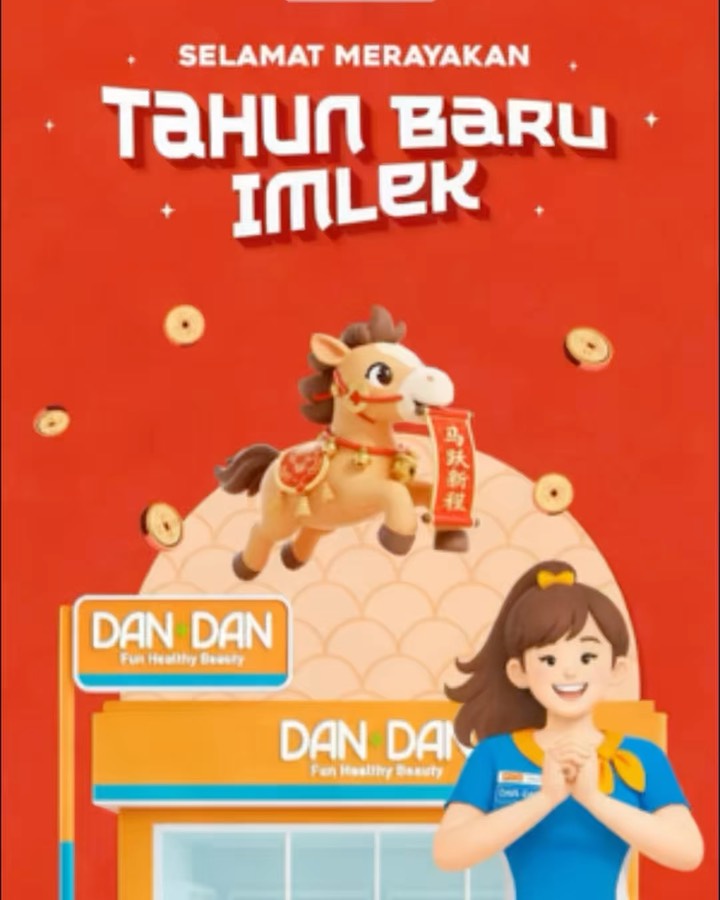 Selamat tahun baru imlek Semoga di tahun kuda ini setiap langkahmu dipenuhi peluang emas dan rejeki yang b...