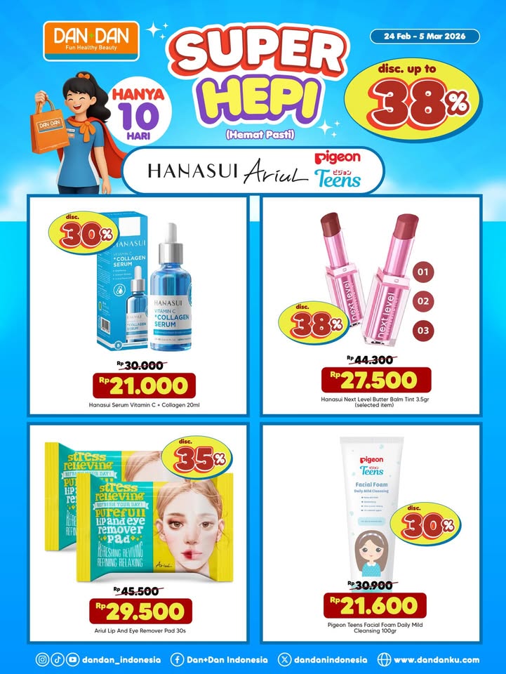 Baru abis gajian banyak promo di Dan Dan Jangan lupa mampir dan cek promo promo Gajiannya ya Ada promo Super Hepi de...