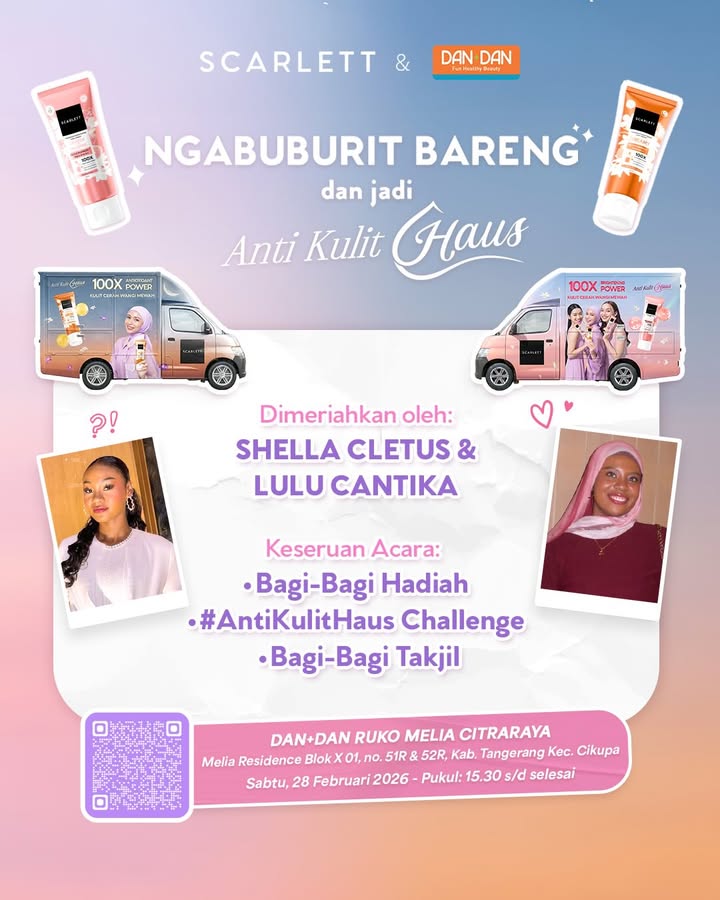 Ngabuburit anti bengong, dijamin seru bareng kak shella cletus , kak cantikalulu dan scarlettofficial x Dan Dan ...