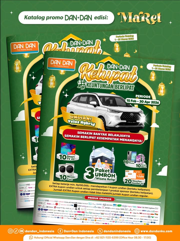 Masih dalam suasana bulan suci Ramadan, Dan Dan punya banyak promo dan aktivitas menarik buat kamu yang mau menyambut hari L...