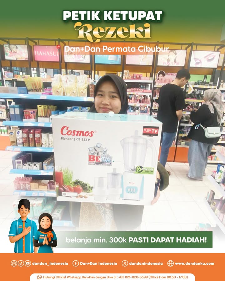 Udah banyak banget yang dapet hadiah Petik Ketupat di Dan Dan SEMUA PASTI DAPAT HADIAH tiap belanja min