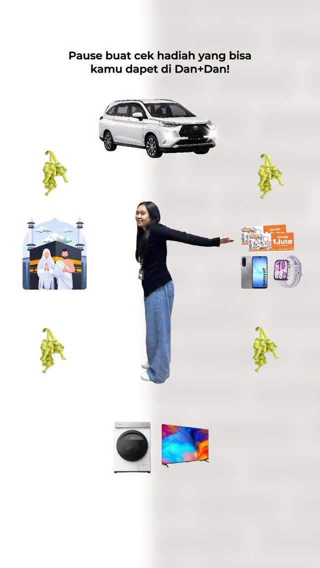 Pause buat cek keberuntunganmu Abis itu jangan lupa belanja ke Dan Dan min