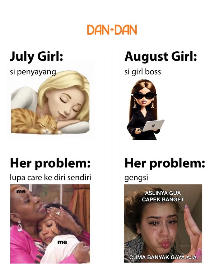 Beda bulan lahir, beda masalahnya, relate gak ges 