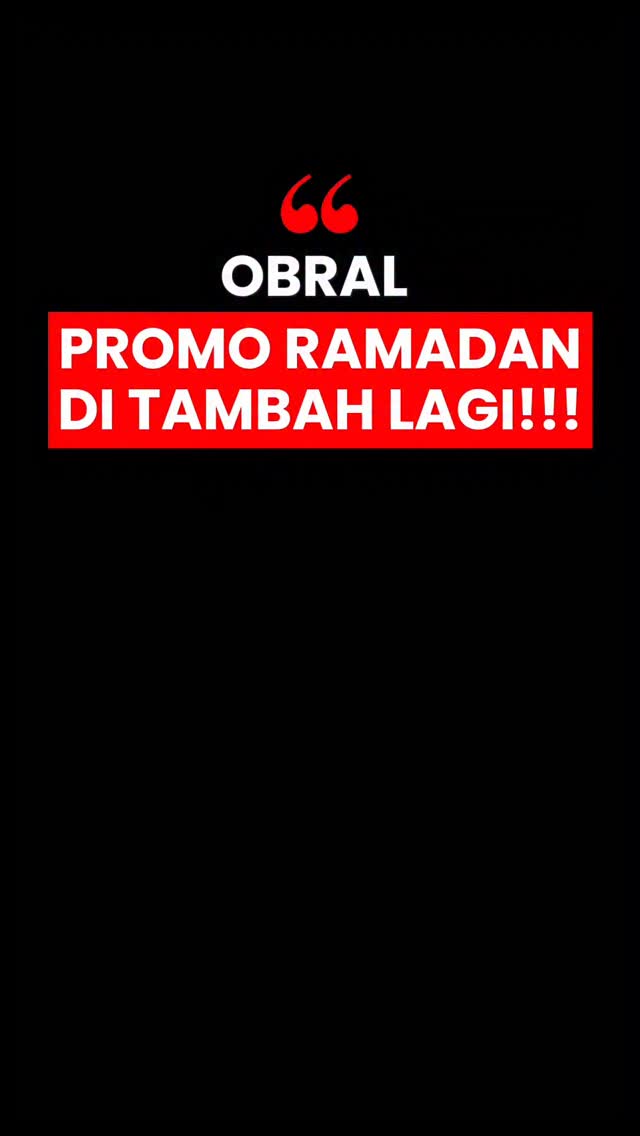 Obral Promo Ramadan alias OPOR ditambah lagi Diskon sampai 50 untuk ALL ITEM produk face care, cosmetics dan body fragranc...