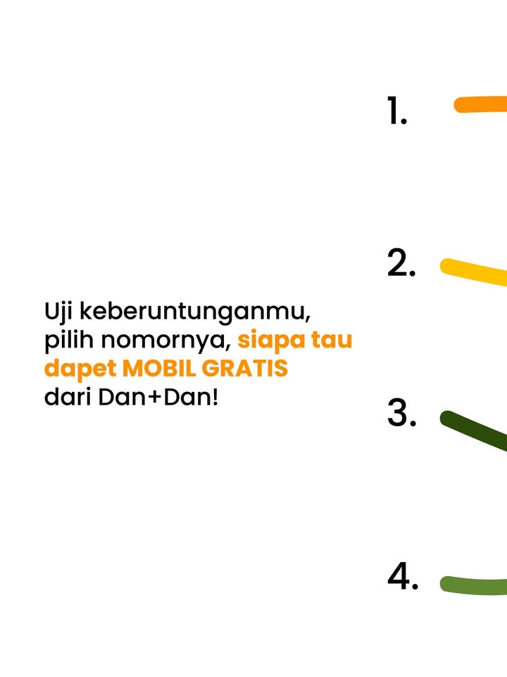 Ikuti warna jalannya, temukan hadiahmu Abis itu jangan lupa belanja di Dan Dan dan sekalian ikutan KETUPAT ke...