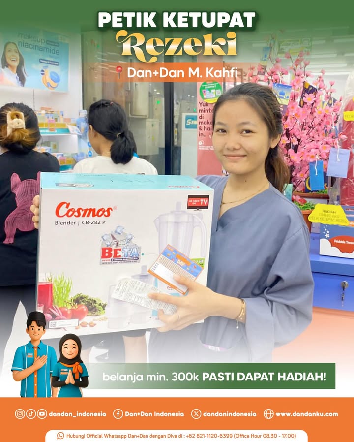 LAST DAY buat dapetin hadiah Petik Ketupat di Dan Dan SEMUA PASTI DAPAT HADIAH tiap belanja min