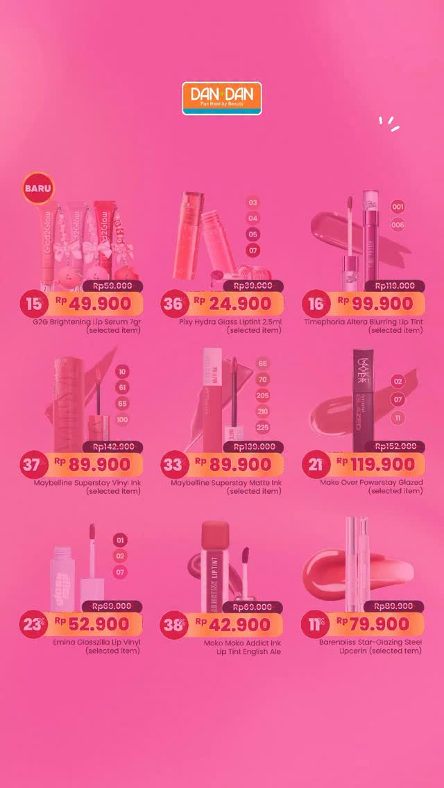 Yang masih nyari lippies buat dipake pas Lebaran nanti, siniiiii cek promo OPOR Obral Promo Ramadan di Dan Dan Lagi b...
