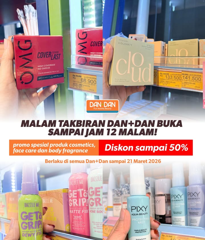 Malam takbiran Dan Dan masih buka sampai jam 12 malam Gak ada kata terlambat buat tampil maksimal buat Lebaran besok C...