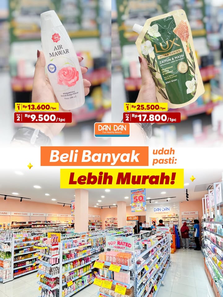 LAST DAY Makin banyak beli, makin hemat harganya Berlaku di semua gerai Dan Dan, jangan lupa mampir DanDanIndone...