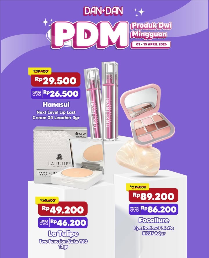 Cek promo promo Dan Dan di akhir bulan ini yuk Buanyak banget promo up to 45 buat kamu, berlaku minggu ini, jangan lupa ma...