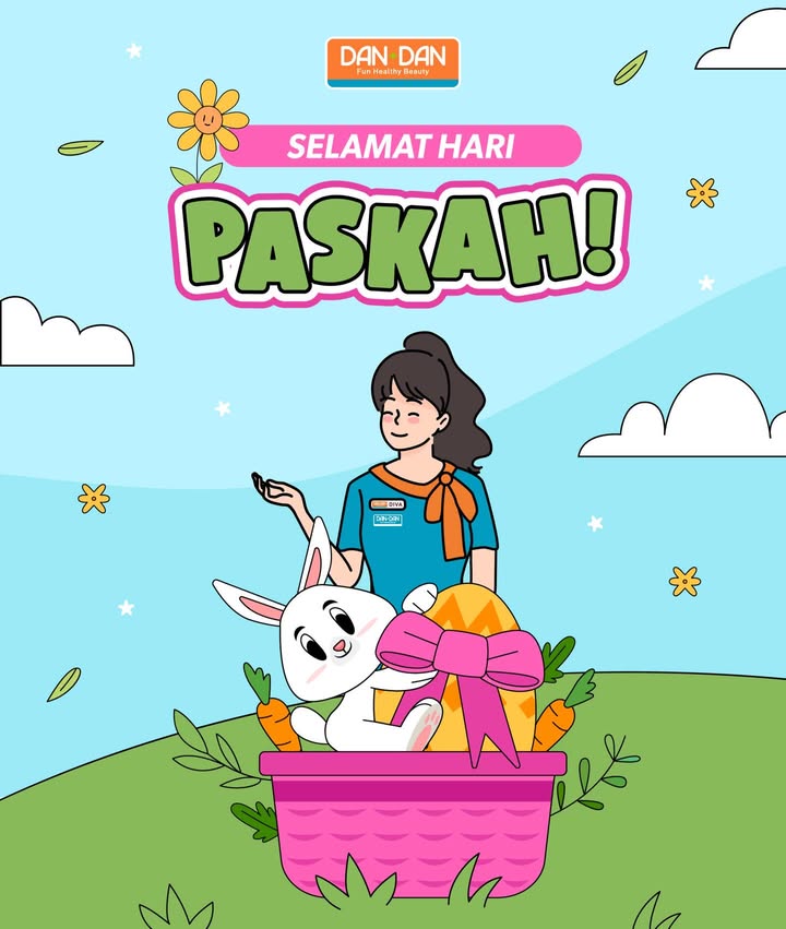 Di balik setiap awal yang baru, selalu ada harapan yang tumbuh DanDanMengucapkan Selamat Hari Paskah, hari kebangkitan...
