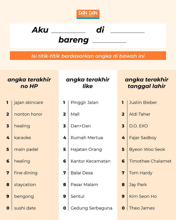 Kamu dapetnya apa AyokeDanDan DanDanIndonesia