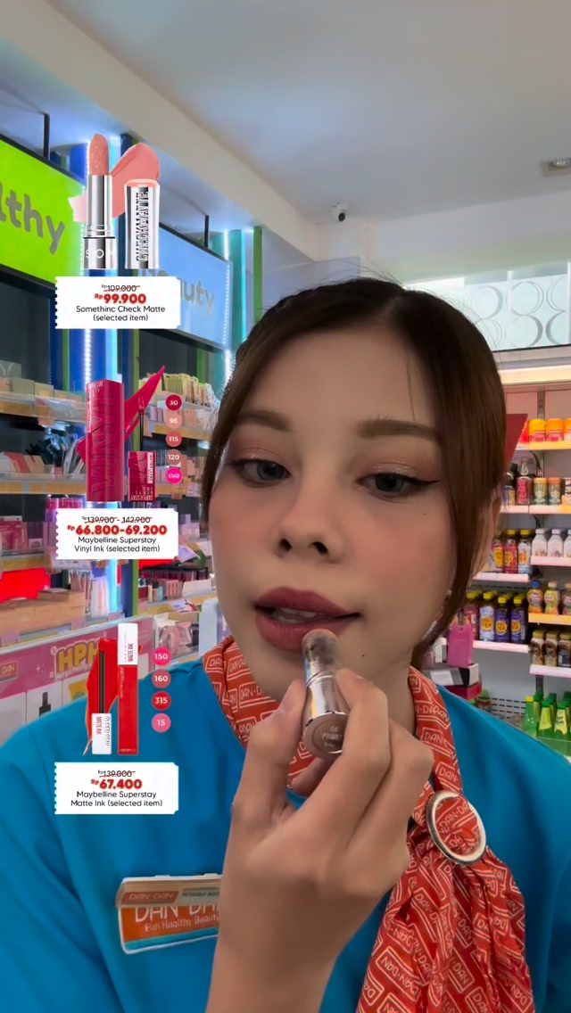 Hari terakhir promo makeup Festival Cantik Nusantara di Dan Dan Cus mampir sekarang dan beli lippies diskon 50 nya...