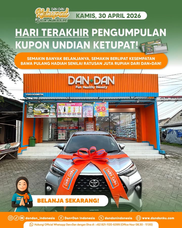 Psst kamu udah kumpulin kupon belum Hari ini HARI TERAKHIR pengumpulan kupon undian Ketupat Dan Dan Belanja p...