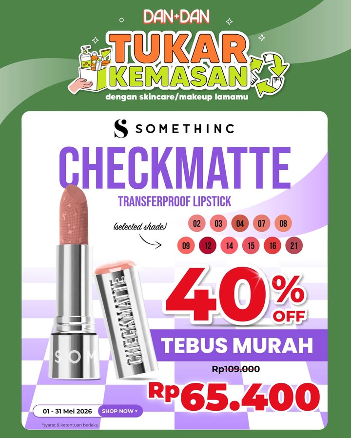 Empties numpuk di rumah Jangan dibuang sembarangan Mampir ke gerai DAN DAN terdekat, buang empties skincare makeup...