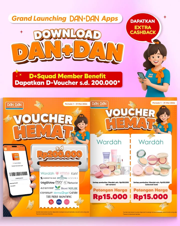 Double date voucher belanja GRATIS cuma dengan Install Aplikasi Dan Dan sekarang Cusss klik link di bio dan dapetin ...