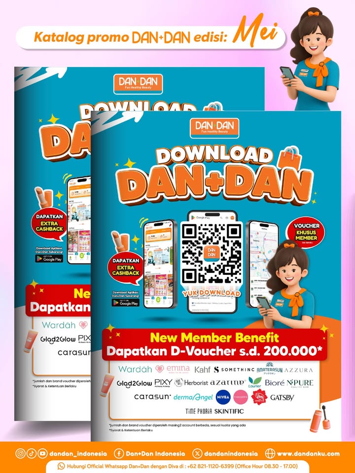 Double date voucher belanja GRATIS cuma dengan Install Aplikasi Dan Dan sekarang Cusss klik link di bio dan dapetin ...