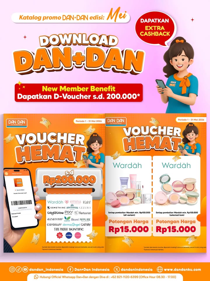 Double date voucher belanja GRATIS cuma dengan Install Aplikasi Dan Dan sekarang Cusss klik link di bio dan dapetin ...