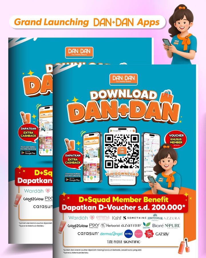 Yuk dapetin voucher belanja GRATIS cuma dengan Install Aplikasi Dan Dan sekarang Cusss klik link di bio dan dapetin D ...