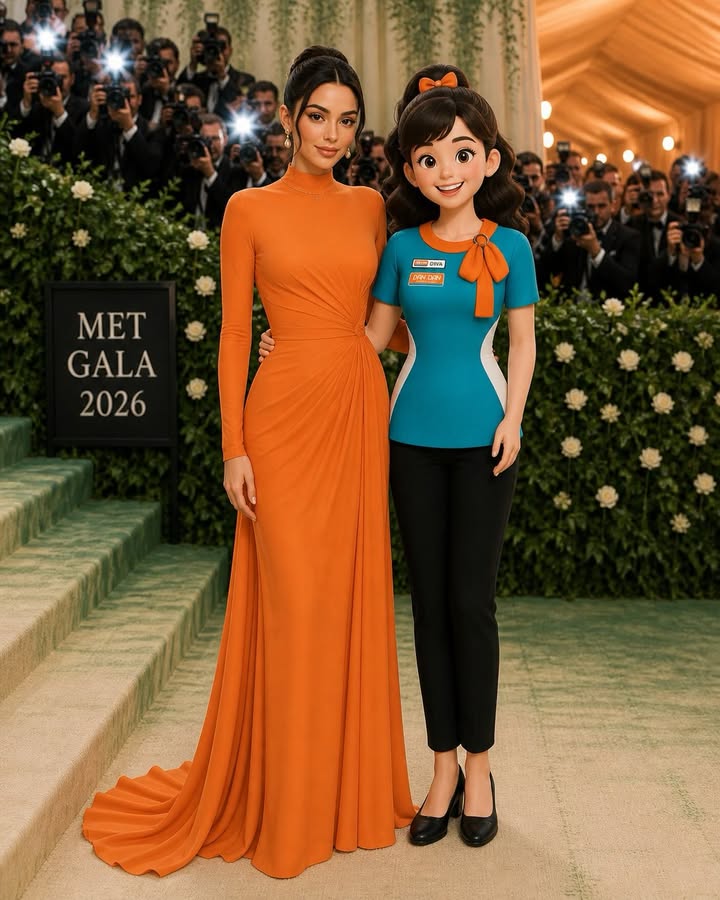 When your bestie shows up to Met Gala 2026 straight from her shift We dont gatekeep red carpets here AyokeDanD...