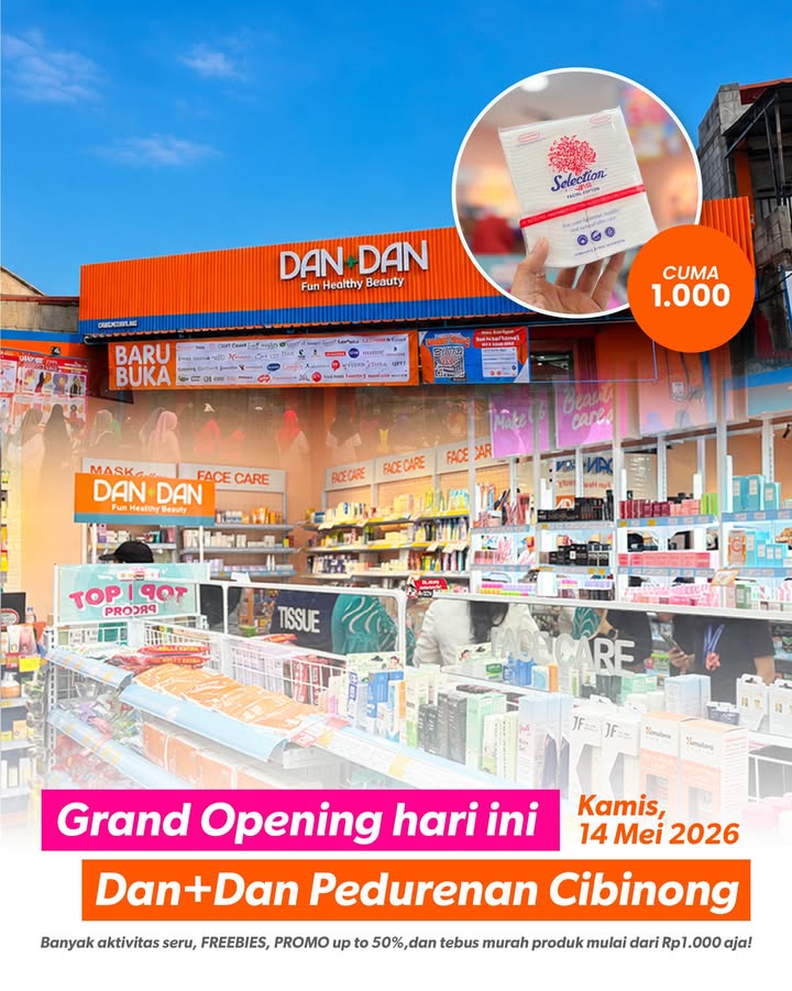 Grand Opening Dan Dan hari ini Warga sekitar Pedurenan Cibinong mari merapat, banyak hadiah langsung dan aktivitas seru...