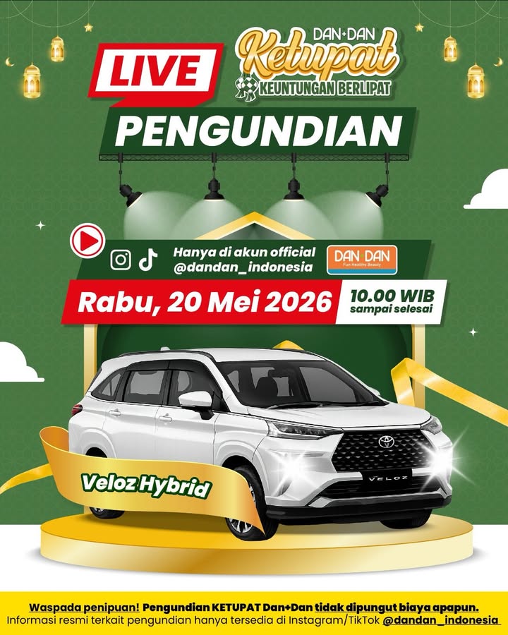  SESAAT LAGI LIVE PENGUNDIAN KETUPAT DAN DAN Saat yang ditunggu akhirnya tiba Saksikan LIVE Pengundian Progr...