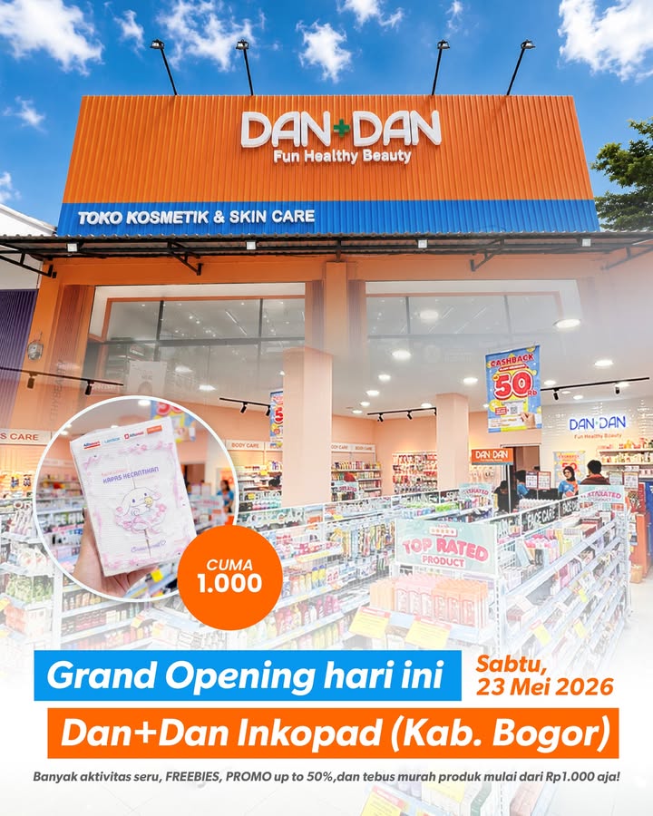 Grand Opening Dan Dan hari ini Warga sekitar Inkopad mari merapat, banyak hadiah langsung dan aktivitas seru buat kamu ...