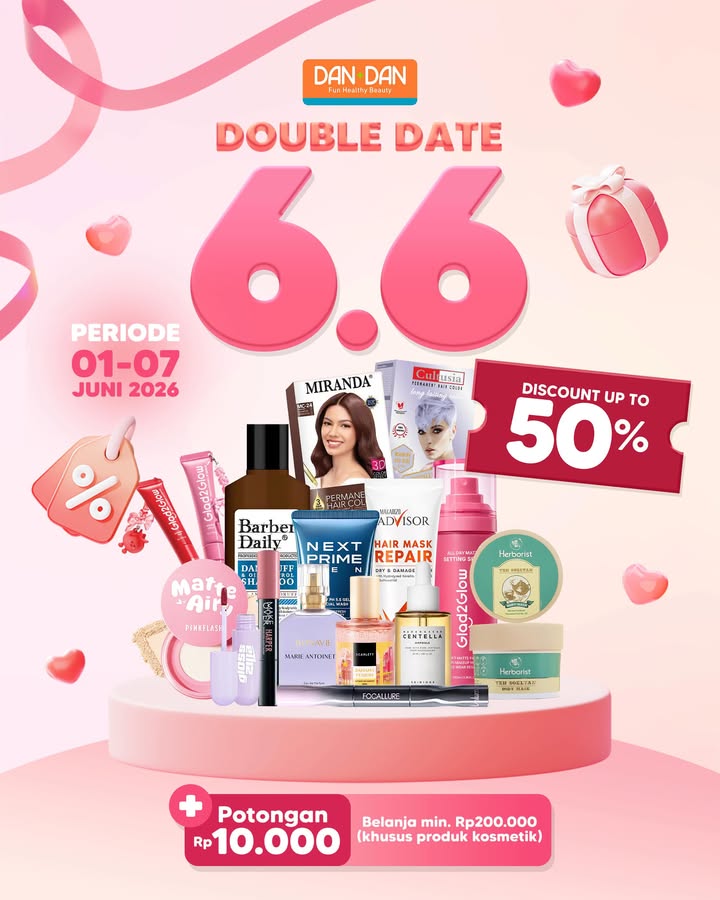 COUNTDOWN DIMULAI 1 Juni Promo Double Date 6
