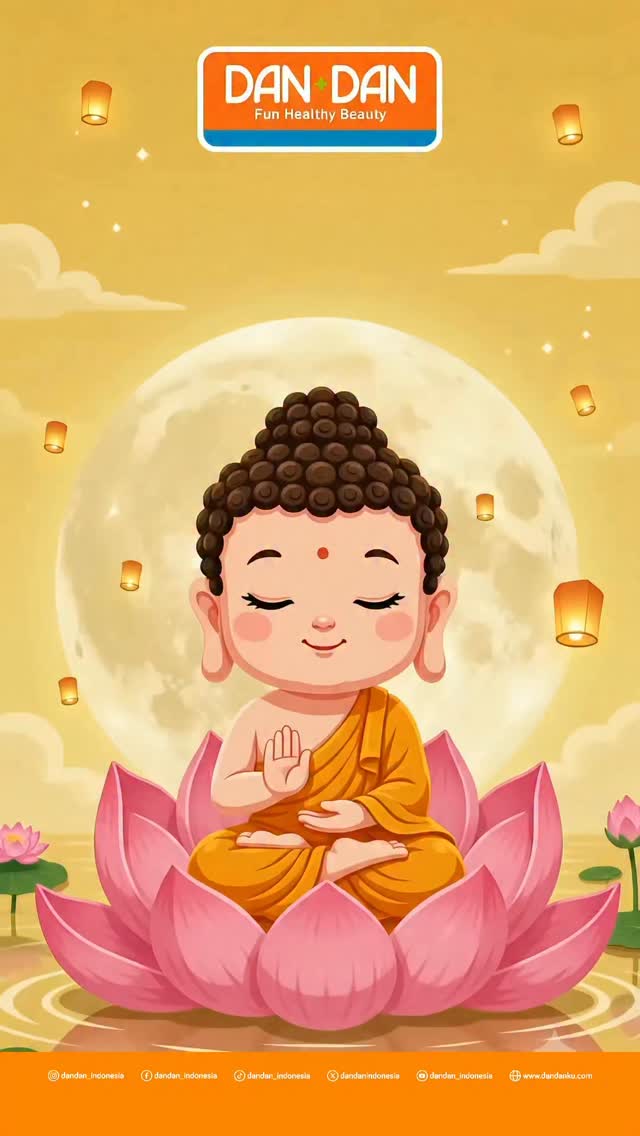 Selamat Hari Raya Waisak Semoga momen ini membawa kedamaian, ketenangan, dan kebahagiaan buat kamu dan orang orang ter...