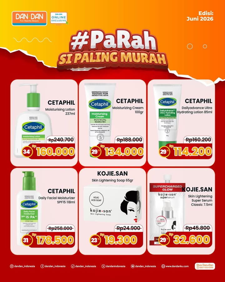  Online Exclusive PaRah si paling murah edisi Juni double date is here Swipe left untuk cek promo selengkapnya atau k...
