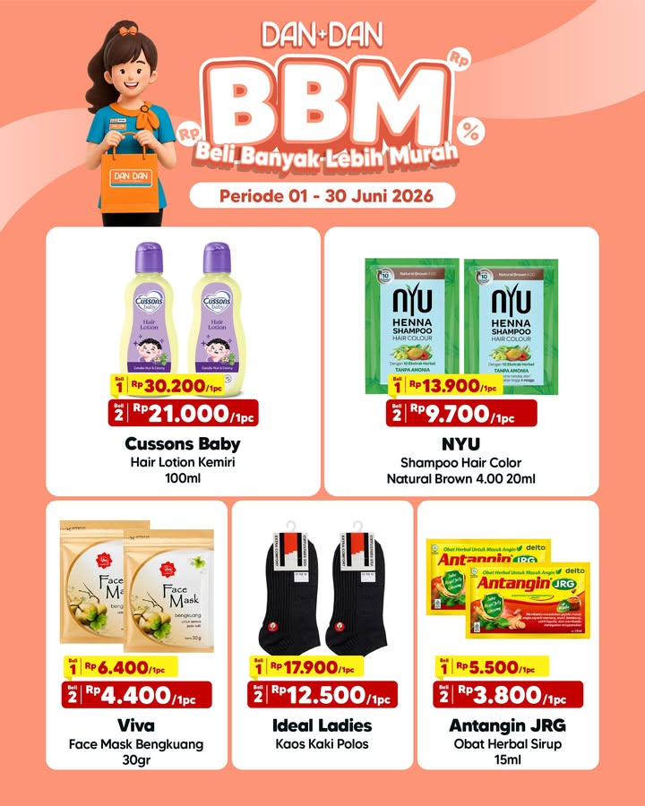 CEK PROMO BULAN INI DI DAN DAN Juni makin hemat dengan segudang promo spesial yang sayang banget dilewatkan ...