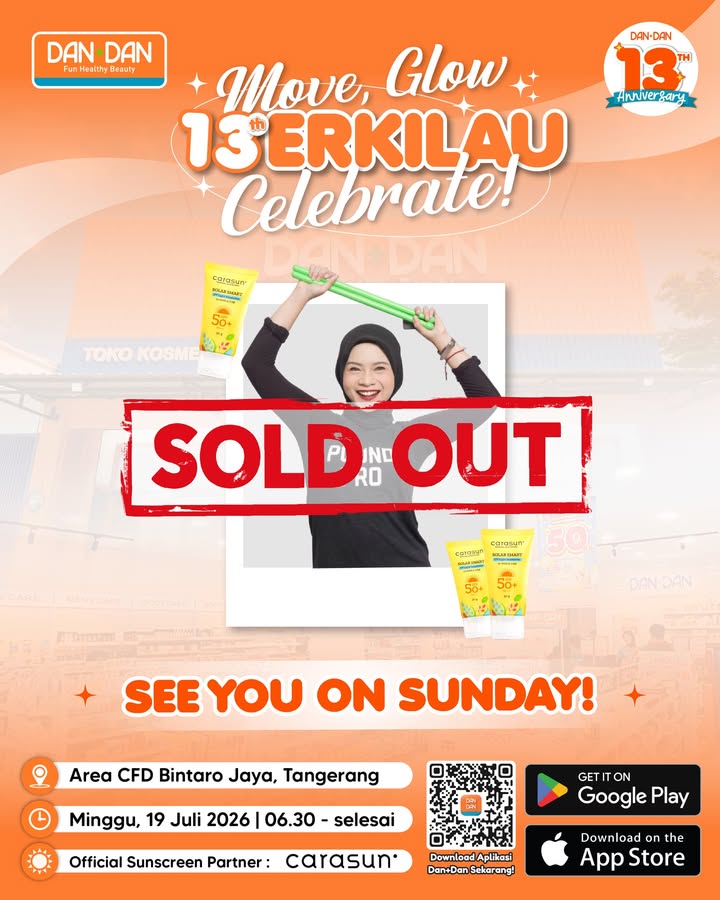SOLD OUT Tiket Dan Dan POUND spesial 13th Anniversary x carasun