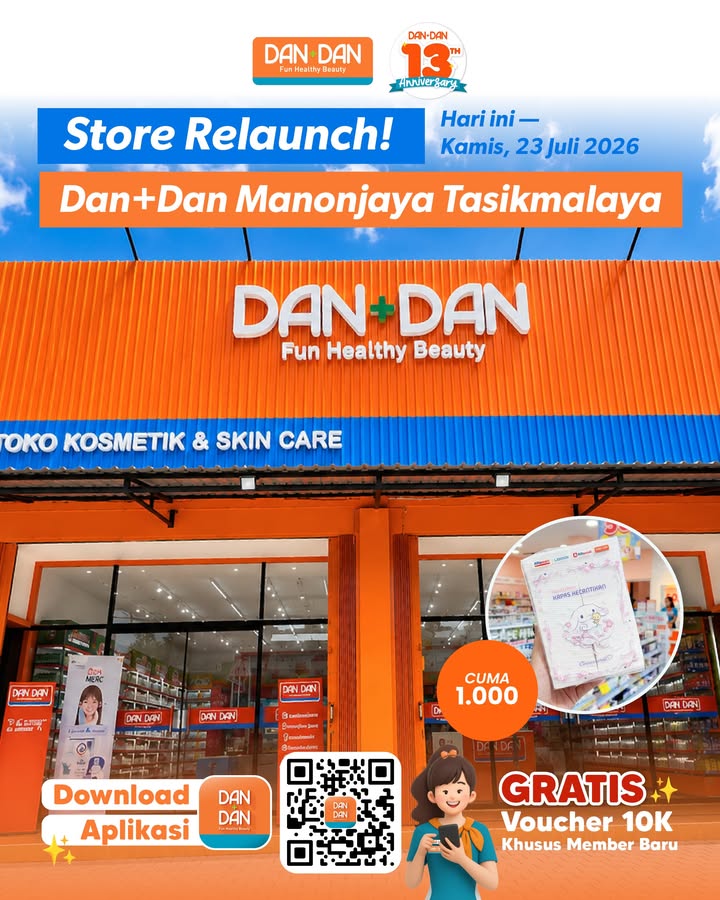 Dan Dan Manonjaya Tasikmalaya Relaunch Warga sekitar merapat yuk, banyak hadiah langsung dan aktivitas seru buat kamu yan...