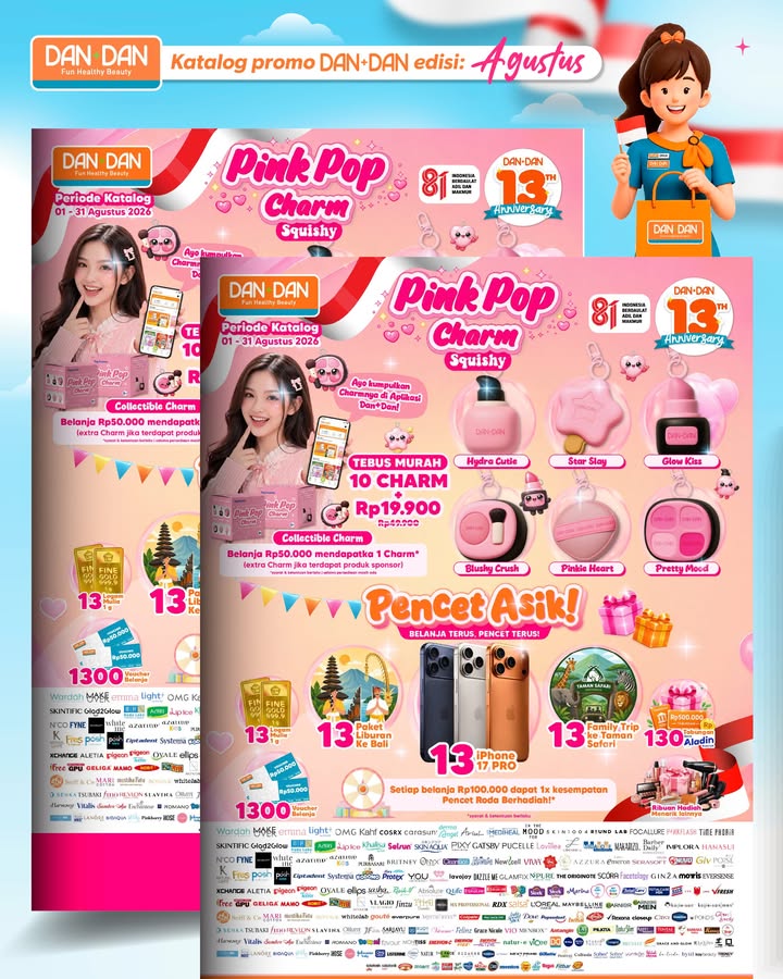 Merdekat itu bebas milih mana yang bikin happy Dan bulan ini Dan Dan punya banyak alesan buat bikin kamu happy 1