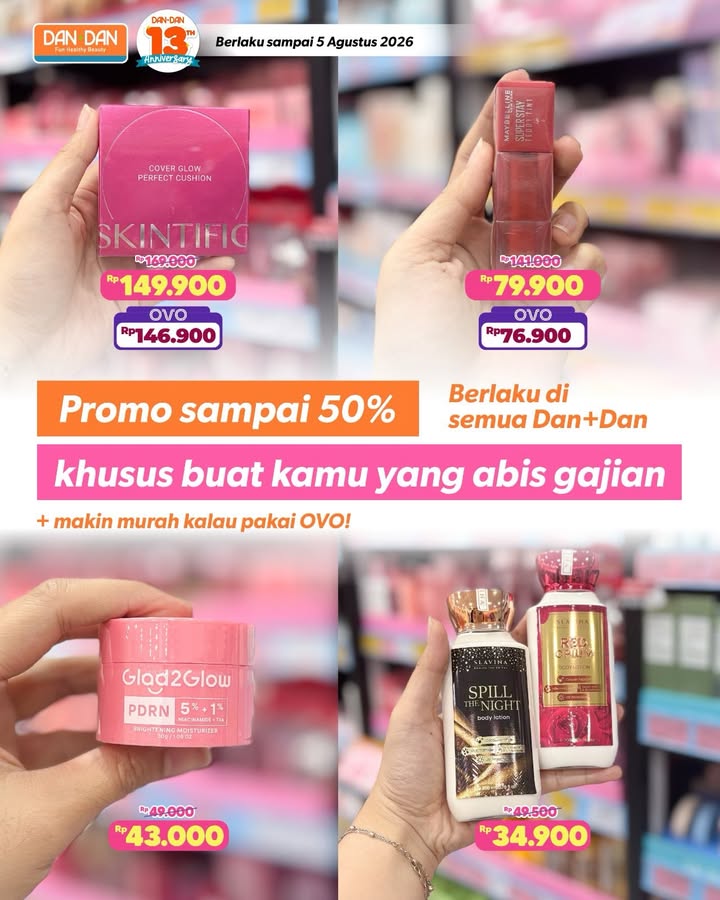 Promo Gajian HEPI Hemat Pasti dengan diskon all category up to 50 udah siap diserbuuu Plus ada potongan 3k kalau bayar ...
